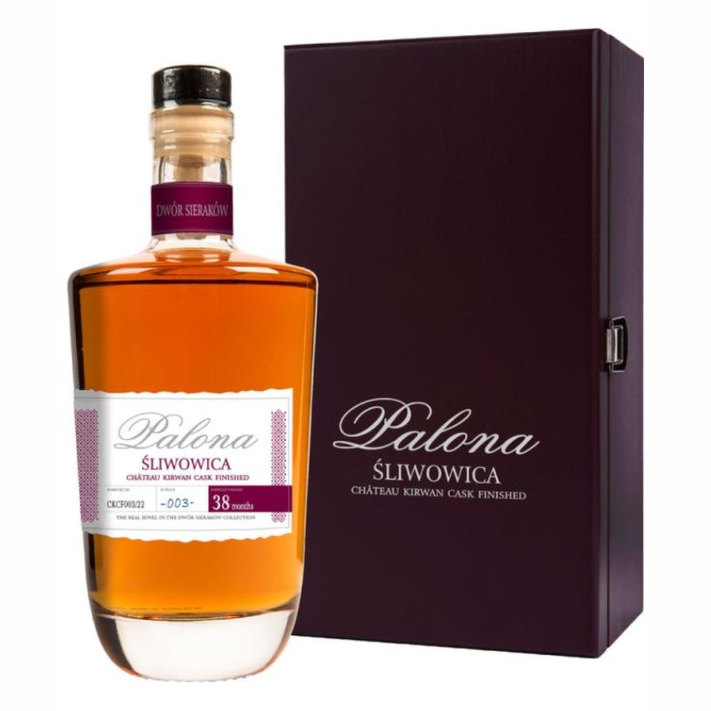 Wódka Palona Śliwowica Chateau Kirwan Cask Finished Barrique 3 52% 700 ml skrzynka