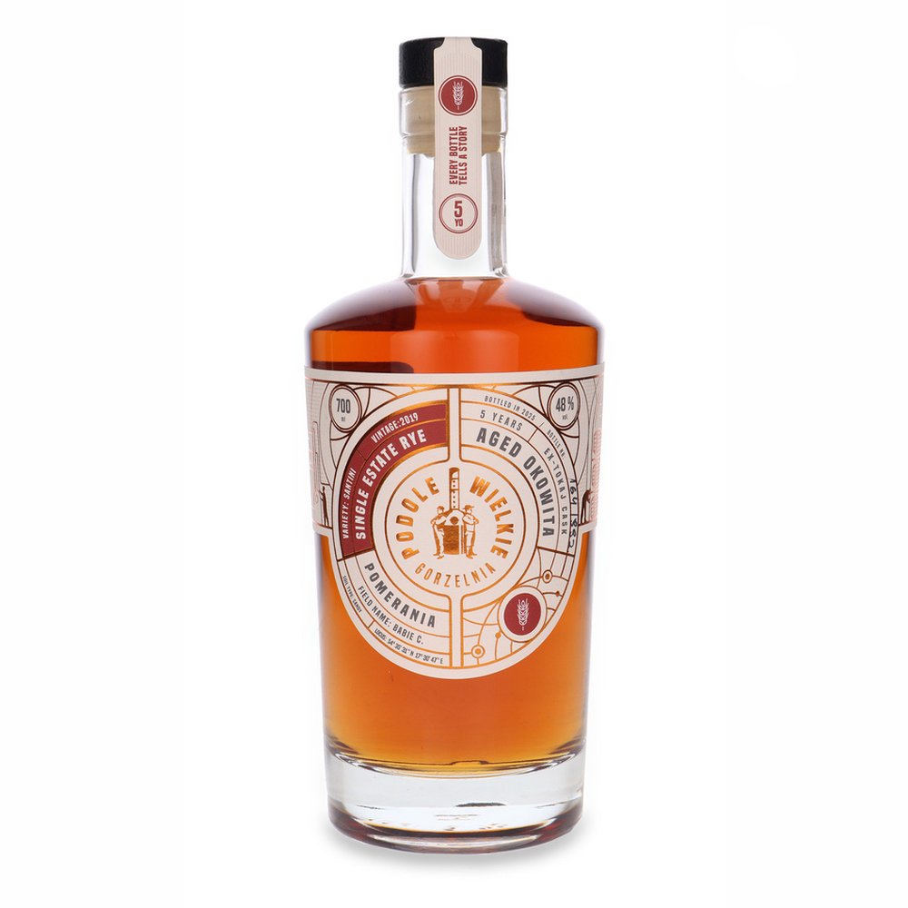 Okowita Podole Wielkie Starzona Żyto 5YO Ex Tokaj Cask 48% 700 ml