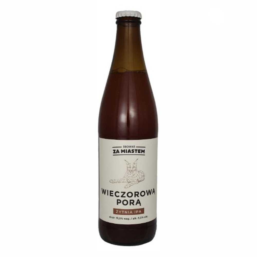 Piwo Za Miastem Wieczorową Porą Żytnia Ipa But. 6% 500 ml