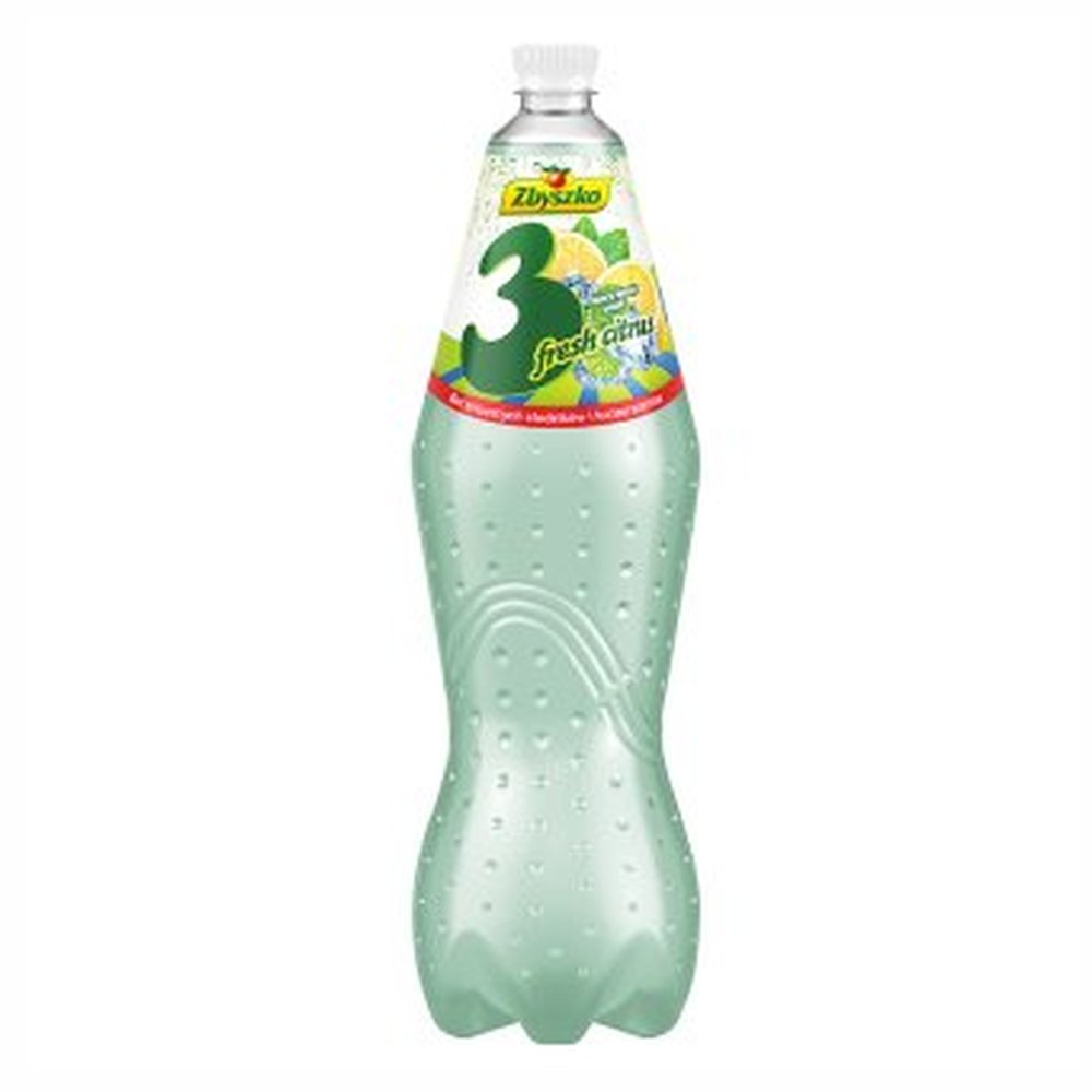 Napój Zbyszko Napój 3 Fresh Citrus Gaz 1500 ml
