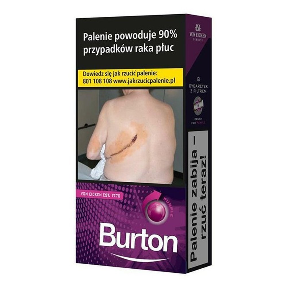 Cygaretki Burton Crush Ks8 Purple Opak. 8SZT (p88.012)