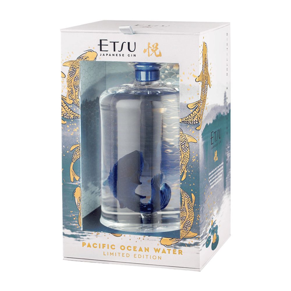 Gin Etsu Pacific Ocean Water Carpa Koi Limited Edition 45% 700 ml