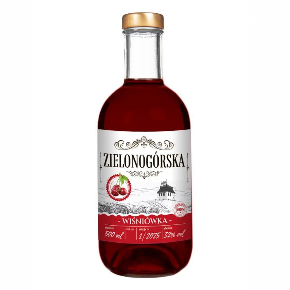 Wódka Zielonogórska Wiśniowa 32% 200 ml