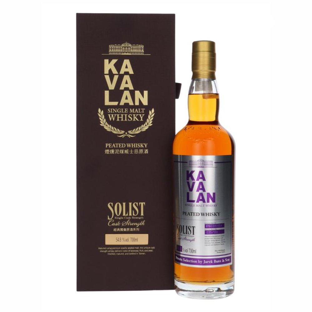 Whisky Kavalan Solist Peated By Jbs 2025 Cask Strength 54,8% 700 ml
