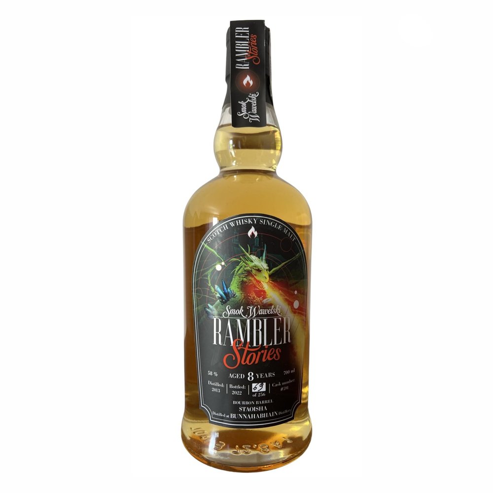 Whisky Bunnahabhain Rambler Stories Smok Wawelski 2013 58% 700 ml