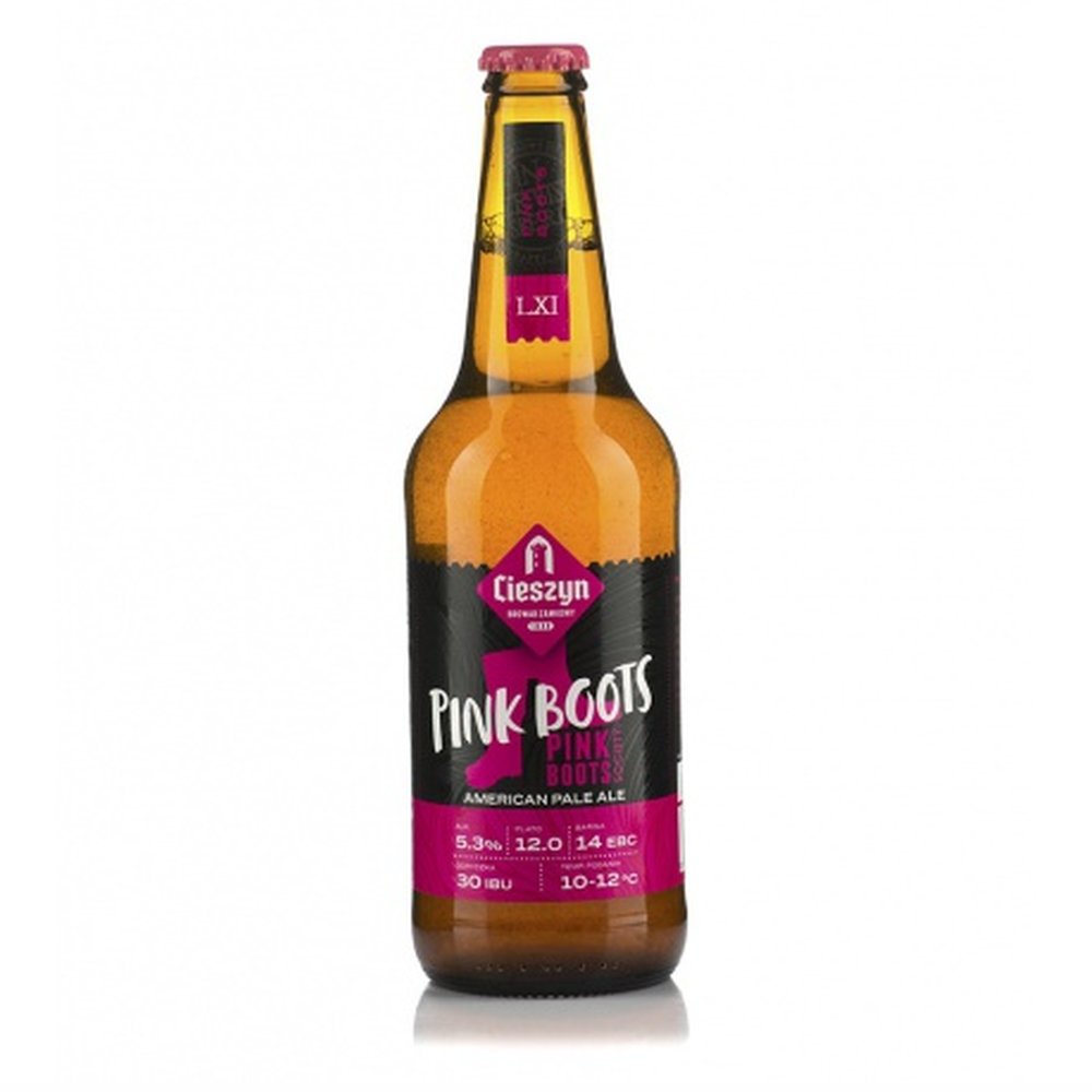 Piwo Cieszyn Pink Boots American Pale Ale 5,3% 500 ml