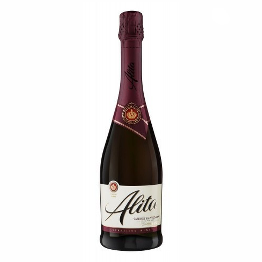 Wino Musujące Alita Cabernet Sauvignon czerwone półwytrawne 11% 750 ml