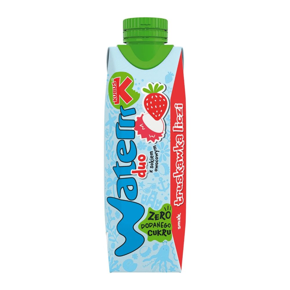 Napój Tymbark Waterrr Duo Truskawka-liczi 300 ml