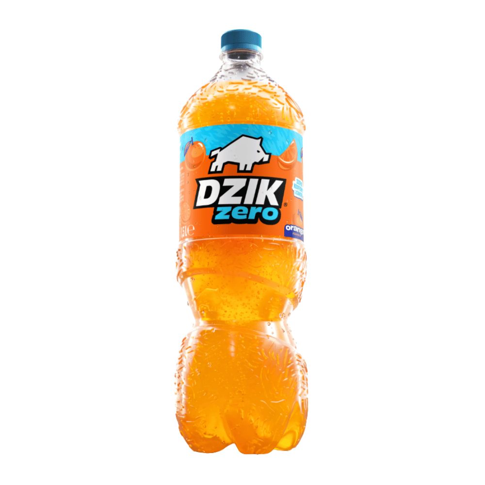 Napój Dzik Zero Orange 1500 ml DRS