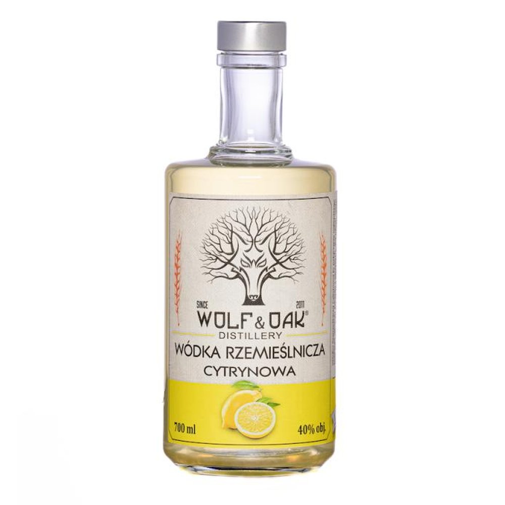 Wódka Wolf & Oak Rzemieślnicza Cytrynowa 40% 700 ml