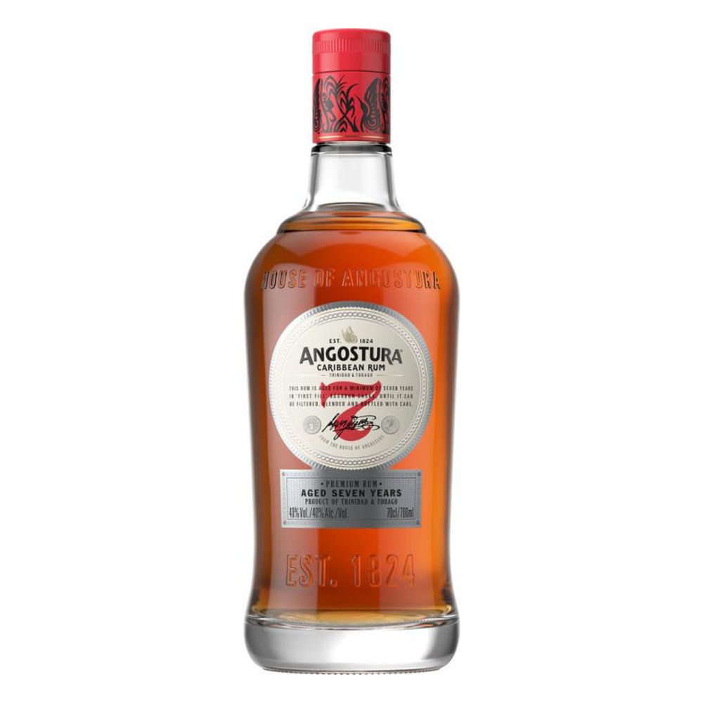 Rum Angostura 7YO Dark + Jigger Trynidad 40% 700 ml