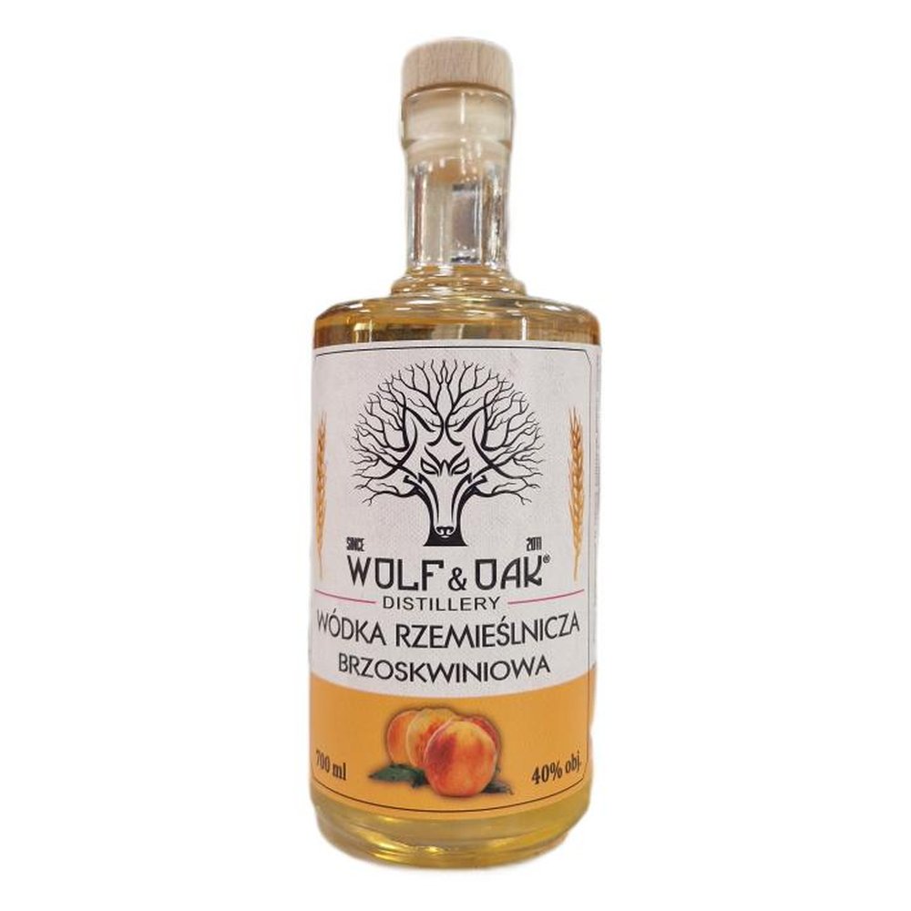 Wódka Wolf & Oak Rzemieślnicza Brzoskwiniowa 40% 700 ml