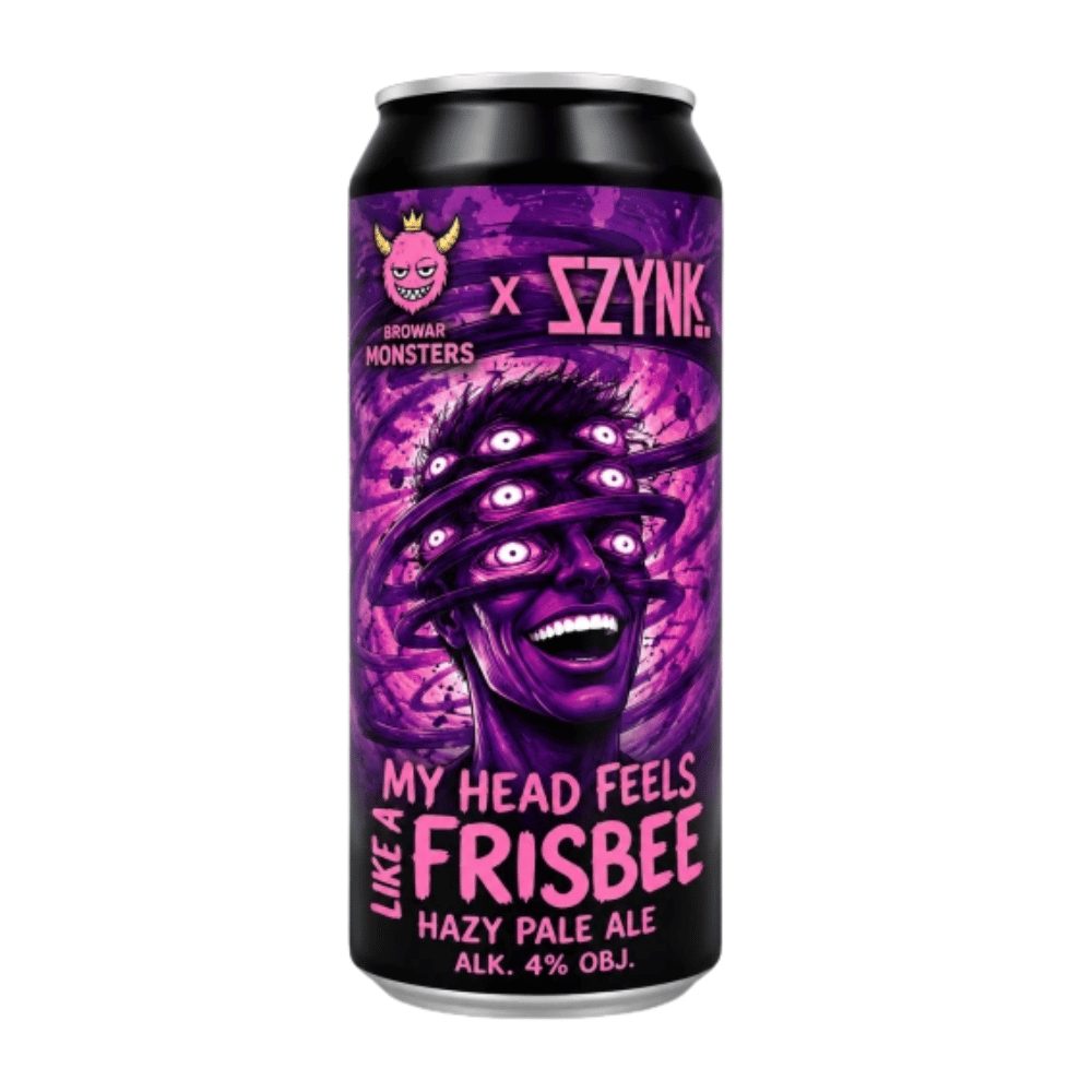 Piwo Monsters My Head Feels Like A Frisbee Hazy Pale Ale 4% 500 ml puszka DRS