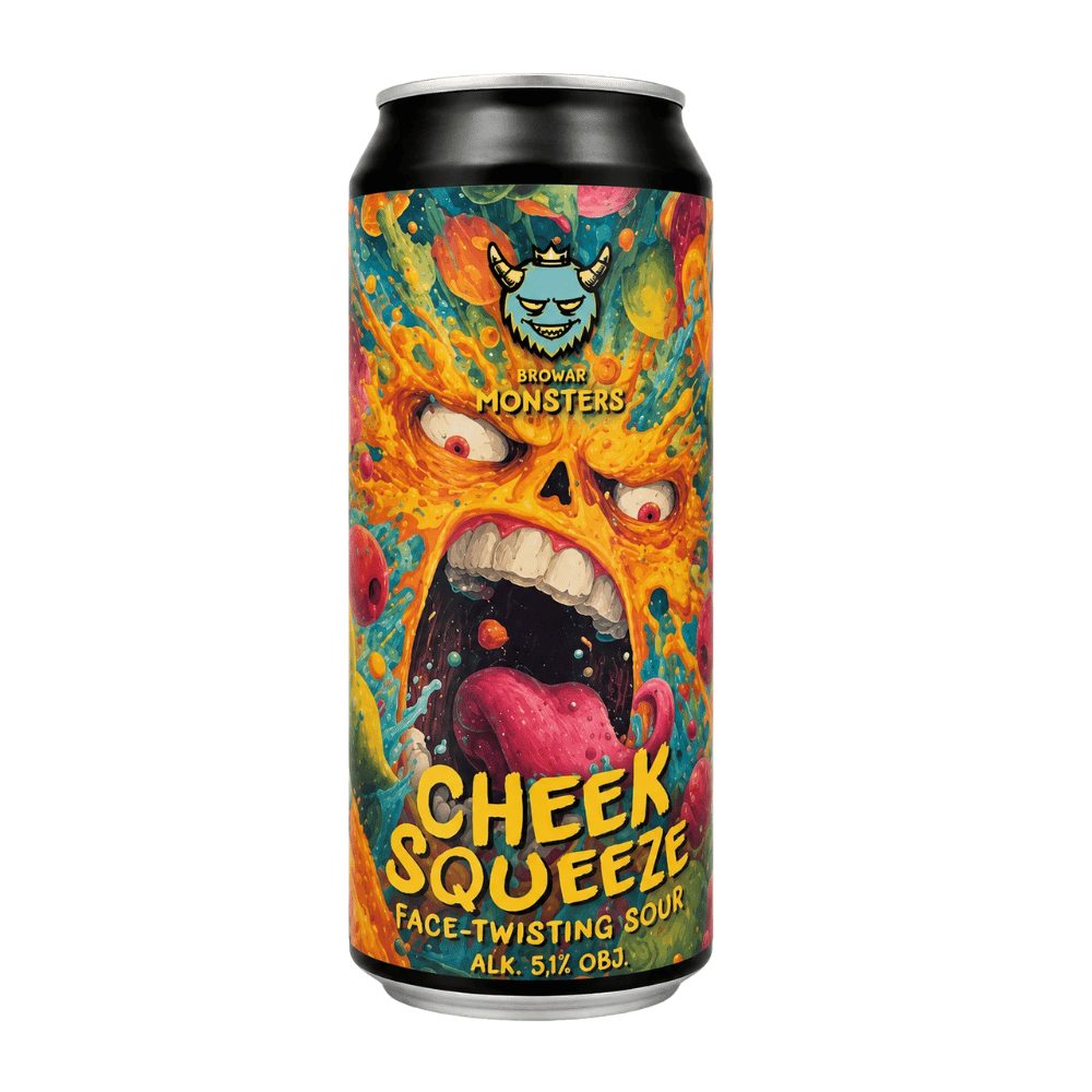Piwo Monsters Cheek Squeeze Face Twisting Sour 5% 500 ml puszka DRS