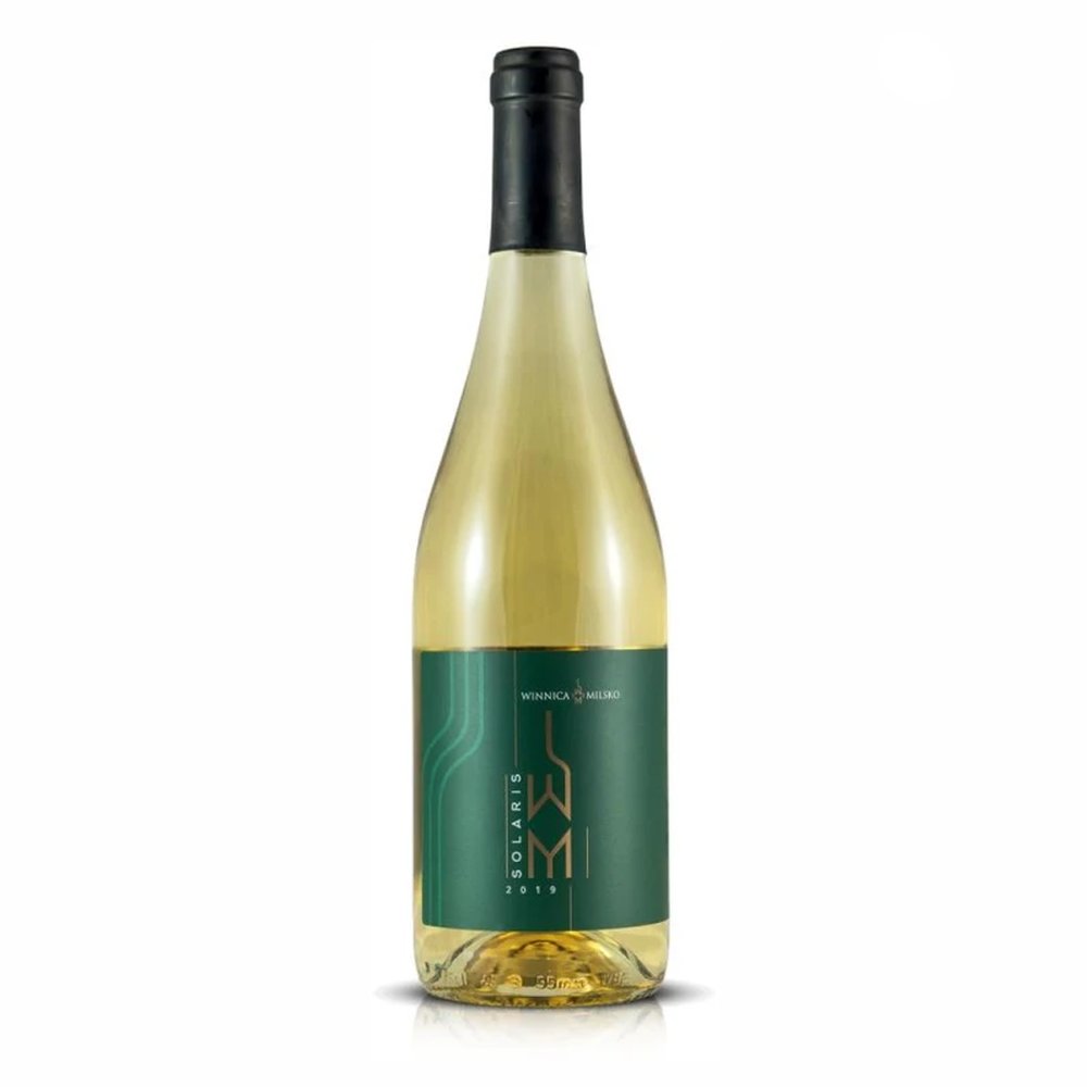 Wino Winnica Milsko Solaris białe półwytrawne 750 ml