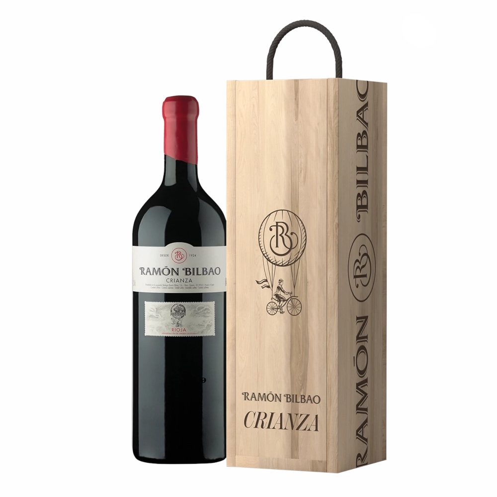 Wino Ramón Bilbao Crianza czerwone wytrawne 3l skrzynce