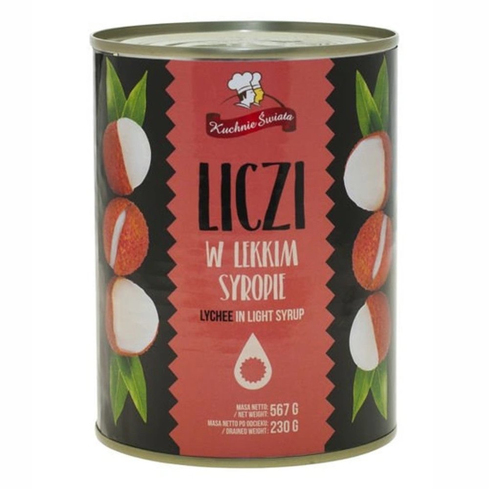 Lychee (owoce liczi, chińska śliwka) w syropie 567g