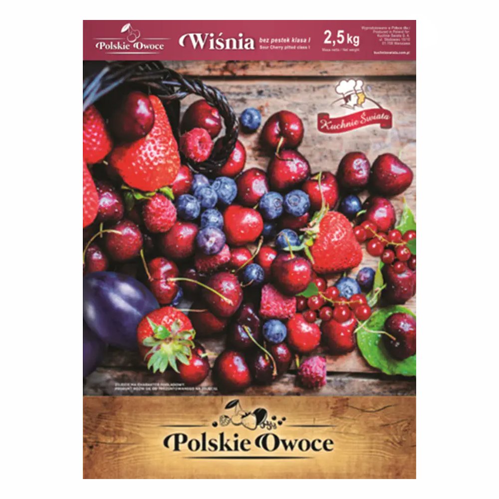 Wiśnie b/p kl.I mroż. 2,5kg/4
