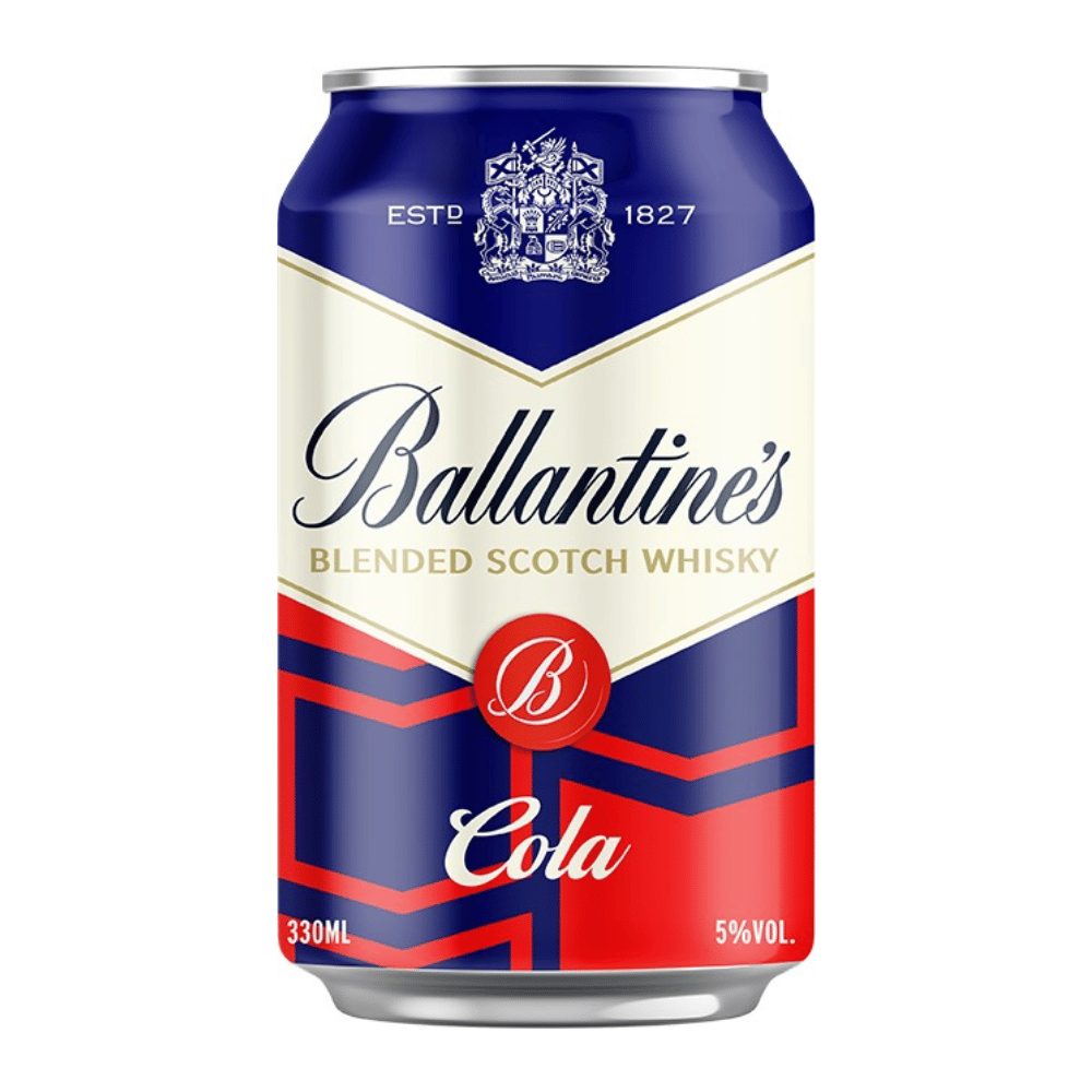 RTD Ballantine's + Coca 5% 330 ml puszka DRS