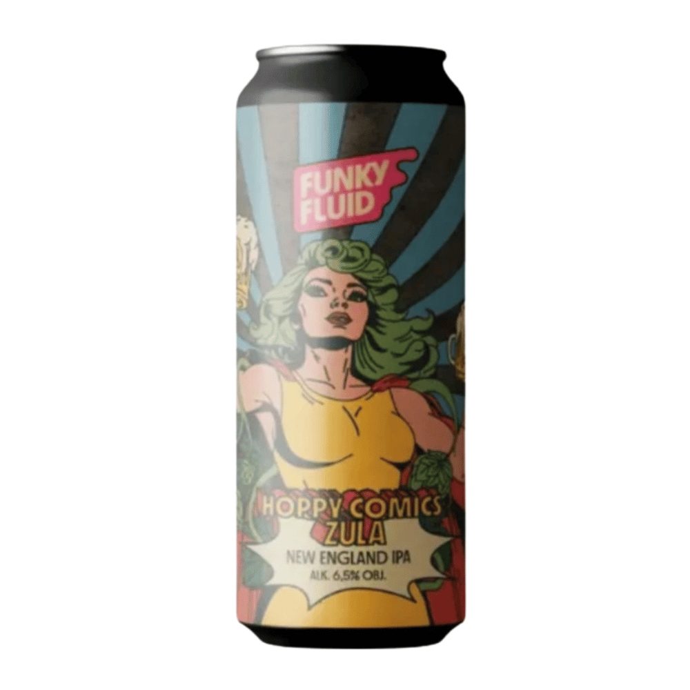 Piwo Funky Fluid Hoppy Comics Zula NEIPA 6,5% 500 ml puszka