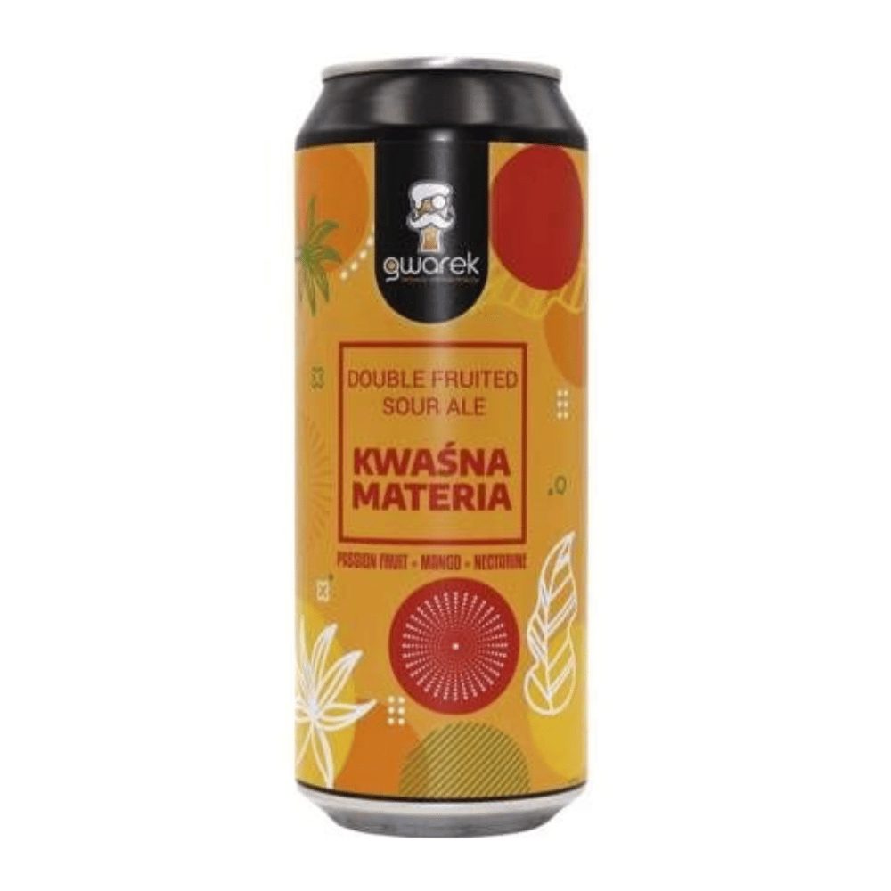 Piwo Gwarek Gwarek Kwaśna Materia Double Fruited Sour Ale 5,8% 500 ml puszka DRS