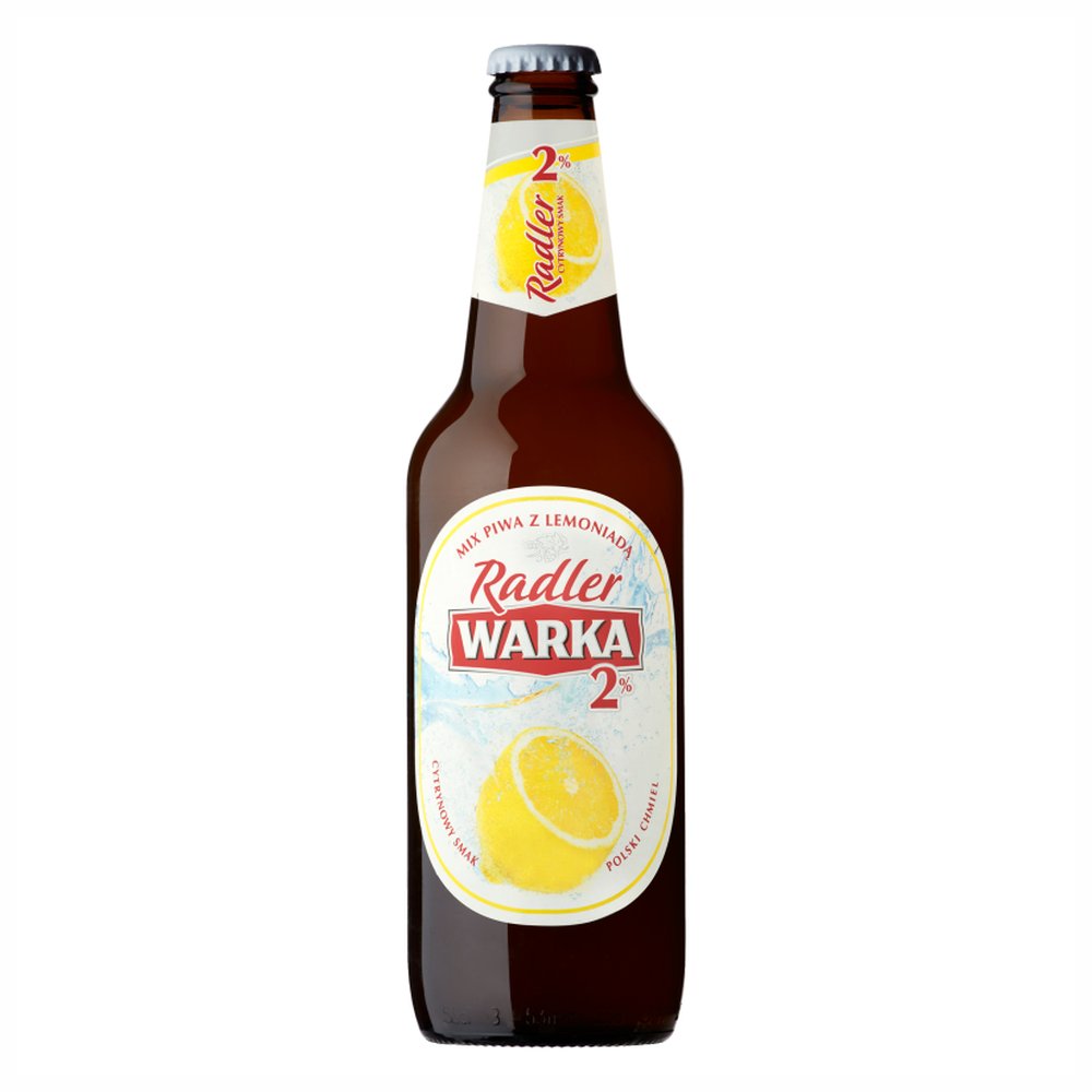 Piwo Warka Radler Cytryna 2% 500 ml