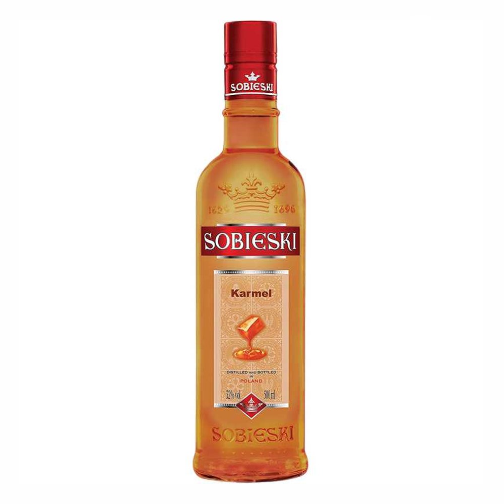 Wódka Sobieski Karmel 37,5% 500 ml