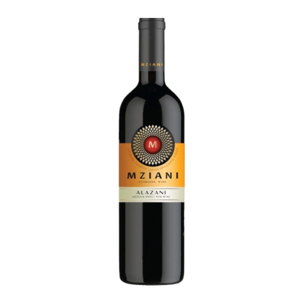 Wino Mziani Alazani 11,5% czerwone półsłodkie 750 ml