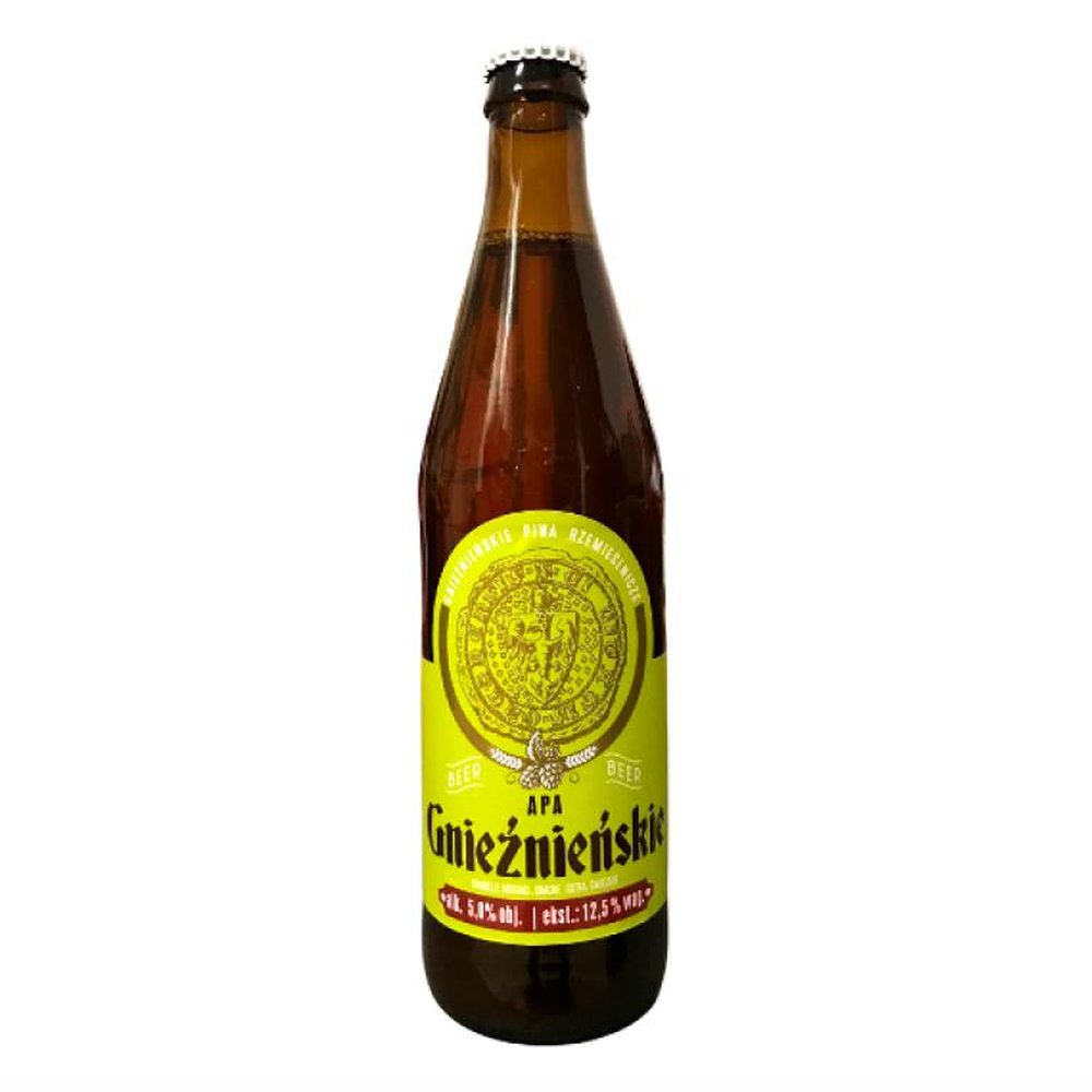 Piwo Gnieźnieńskie Weizen 5,5% 500 ml Butelka