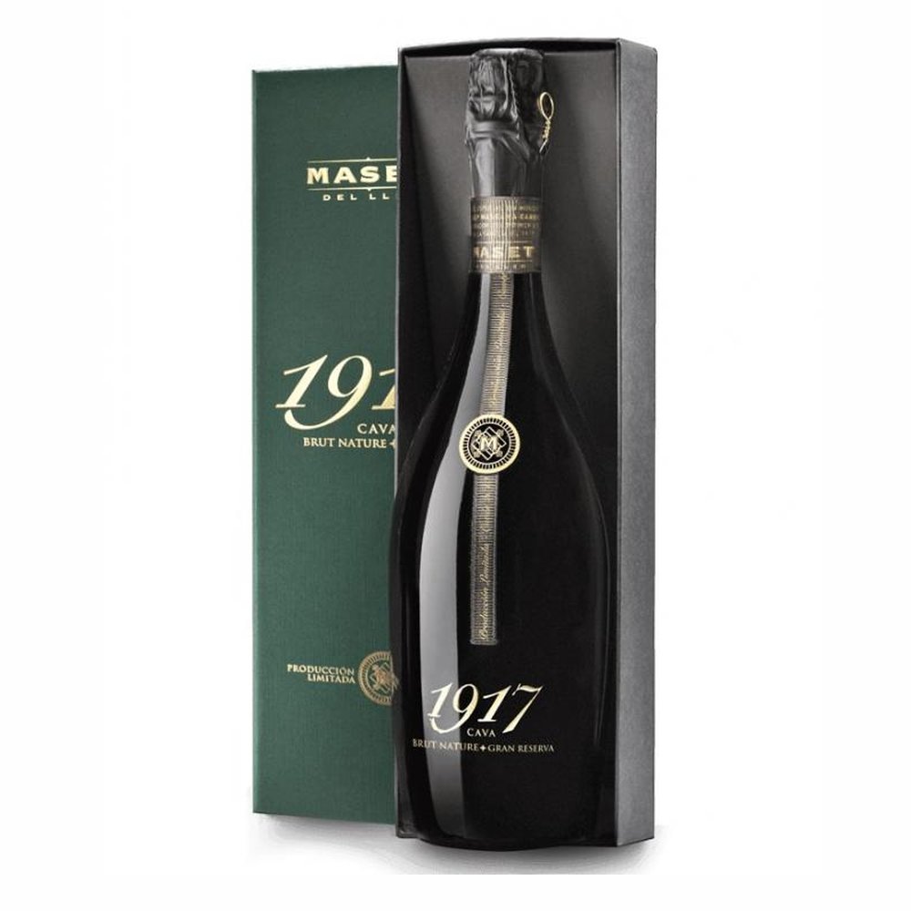 Wino Musujące Gran Reserva Cava Maset 1917 Brut Nature 750 ml Kartonik