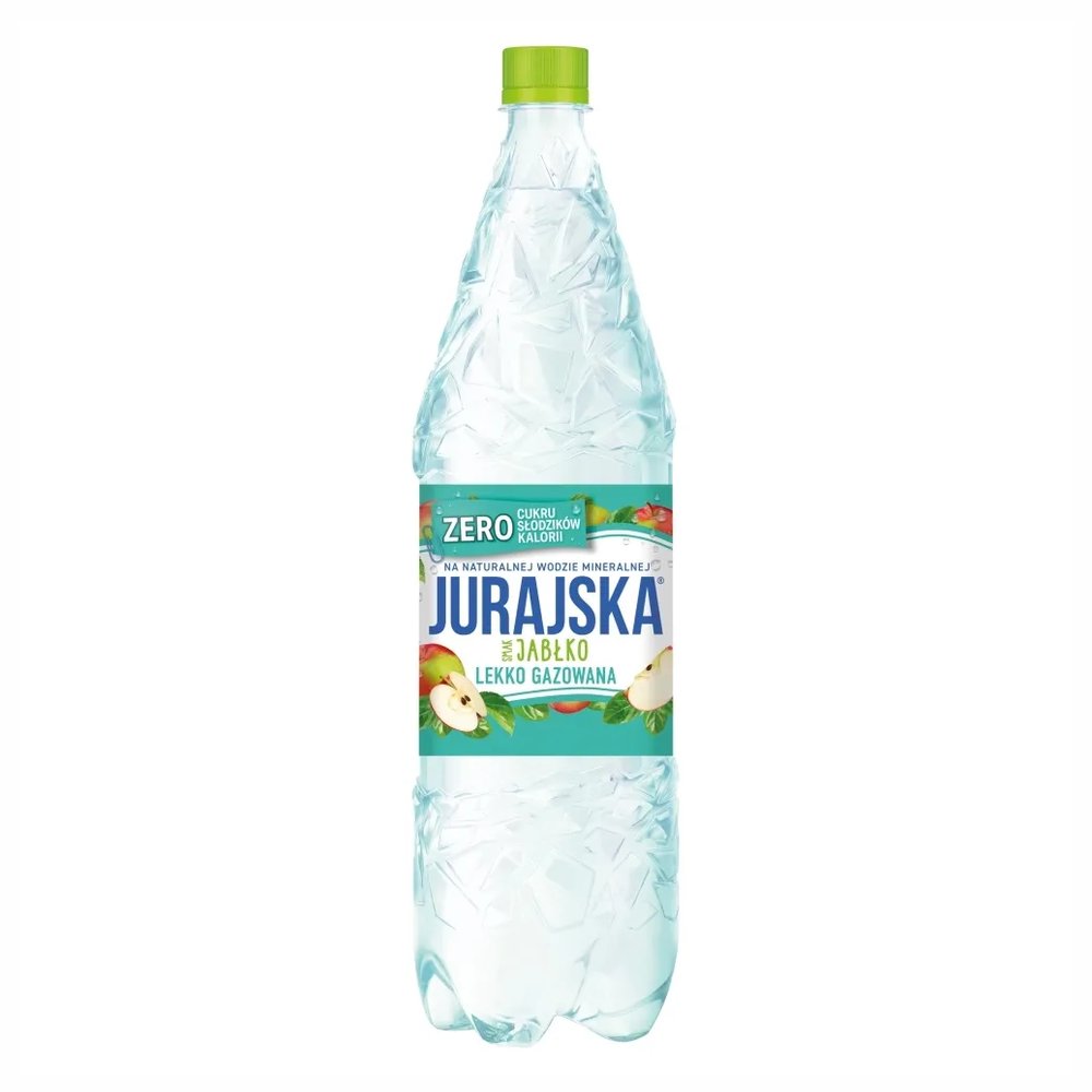 Woda Lekko Gazowana Jurajska Jabłko 1500 ml