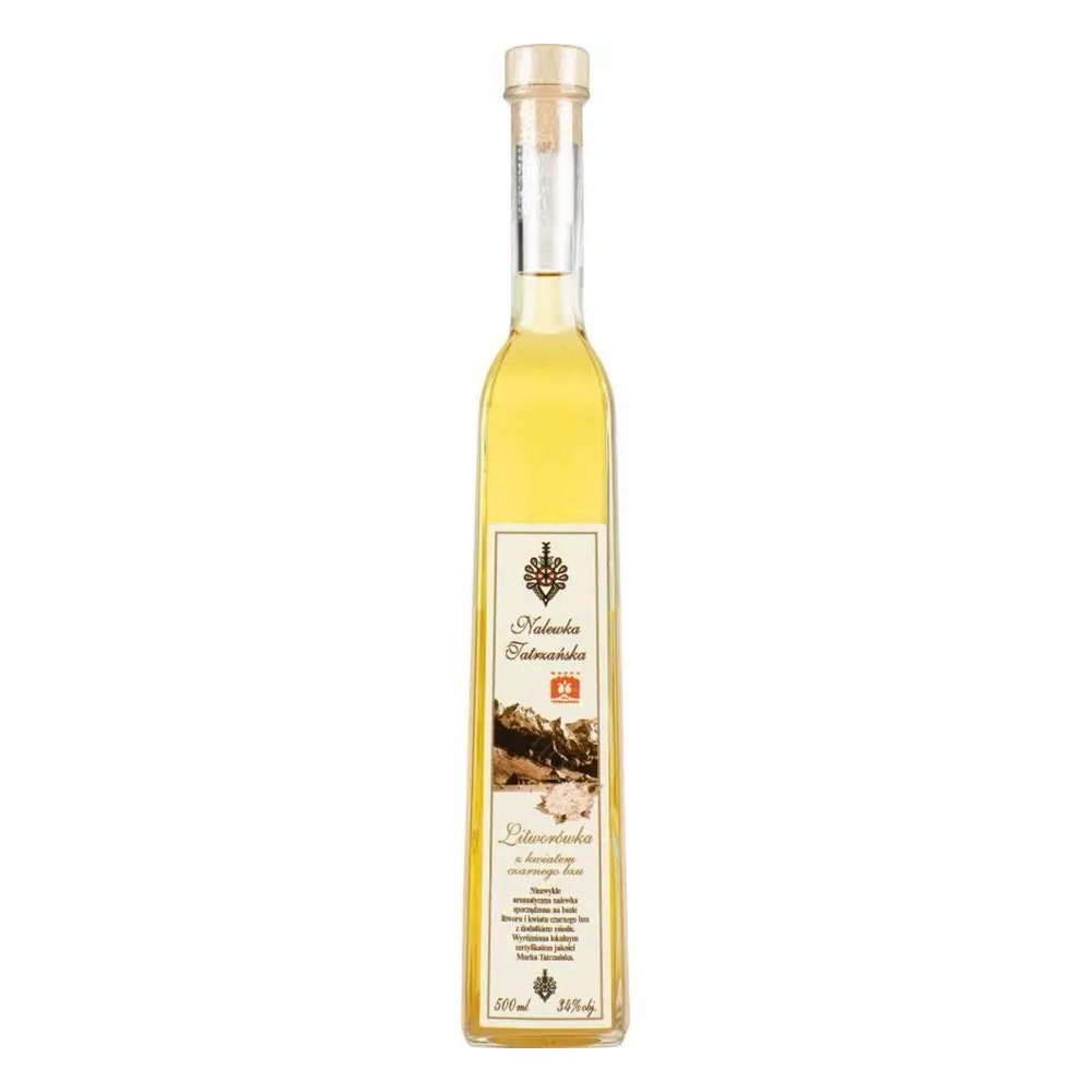 Nalewka Tatrzańska Litworówka Z Kwiatem Czarnego Bzu 34% 100 ml