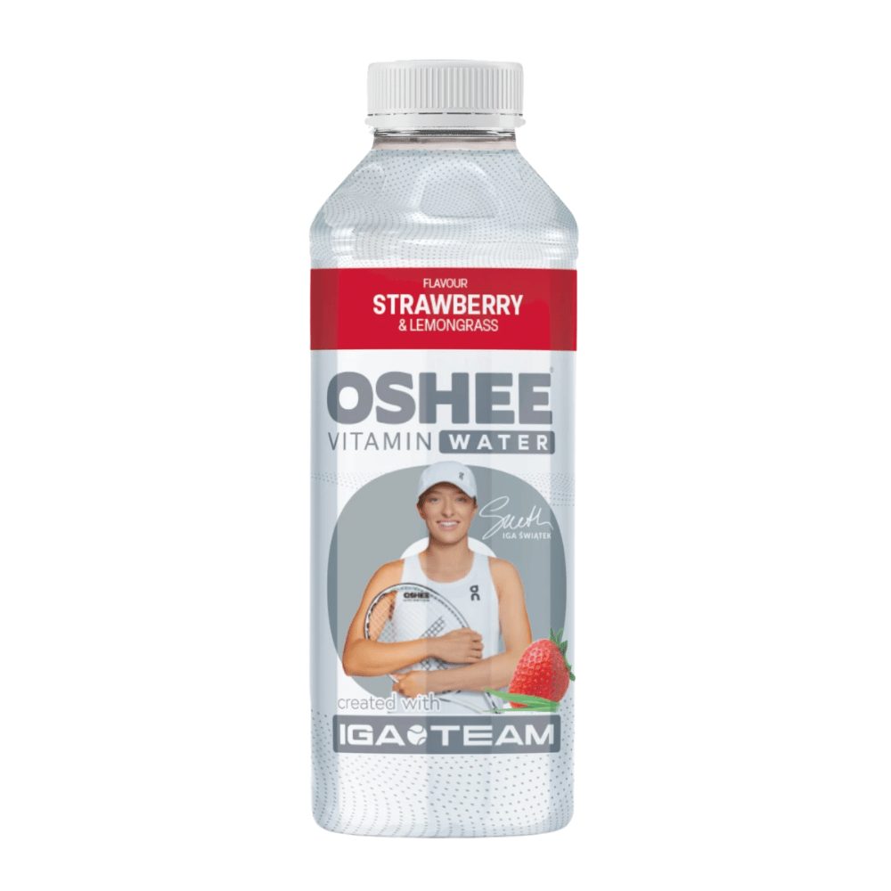 OSHEE Vitamin Water truskawka - trawa cytrynowa 555 ml