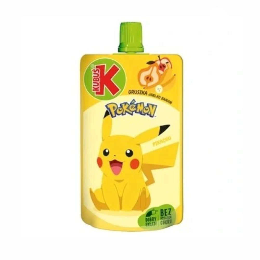 Mus Kubuś Pokemon gruszka jabłko banan 100 g