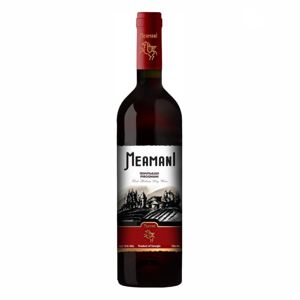 Wino Meamani Czerwone Półwytrawne 12,5% 750 ml