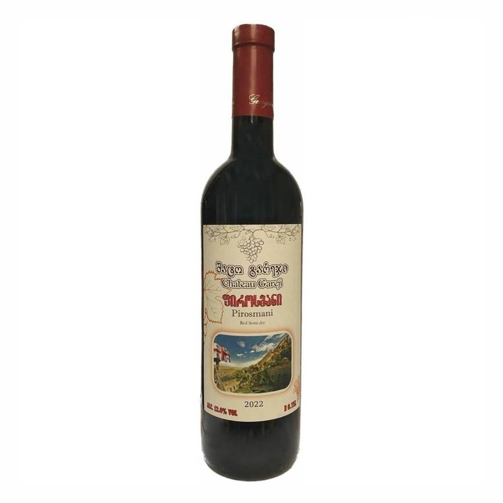 Wino Chateau Gareji Pirosmani 12% czerwone półwytrawne 750 ml