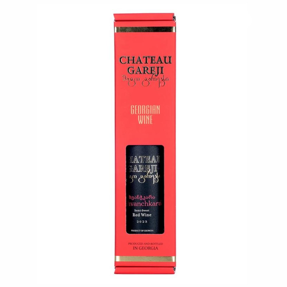 Wino Chateau Gareji Khvanchkara 12,5% czerwone półsłodkie 750 ml kartonik