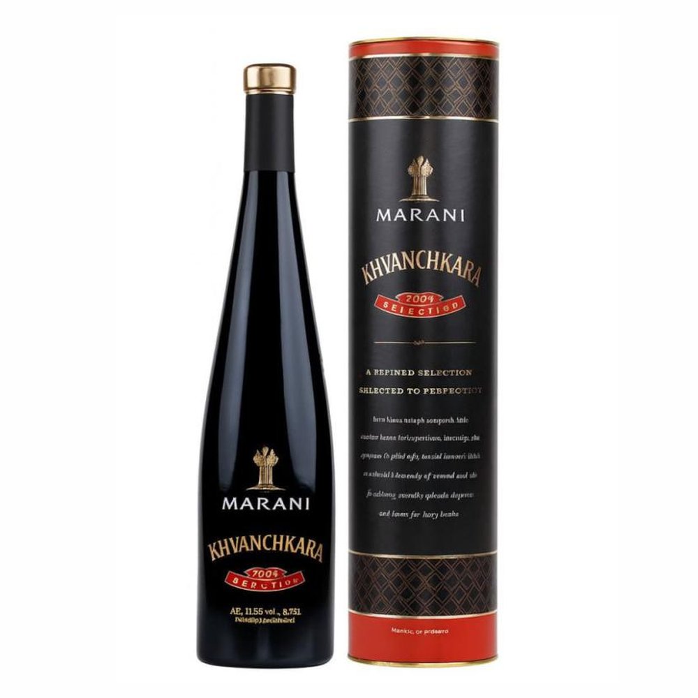 Wino Marani Selection Khvanchkara 11,5% czerwone półsłodkie 750 ml tuba