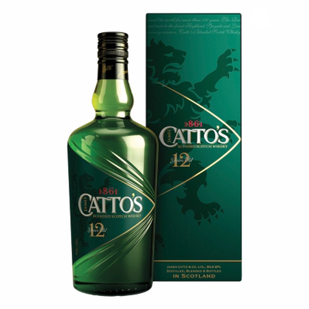Whisky Cattos 12YO 40% 700 ml kartonik