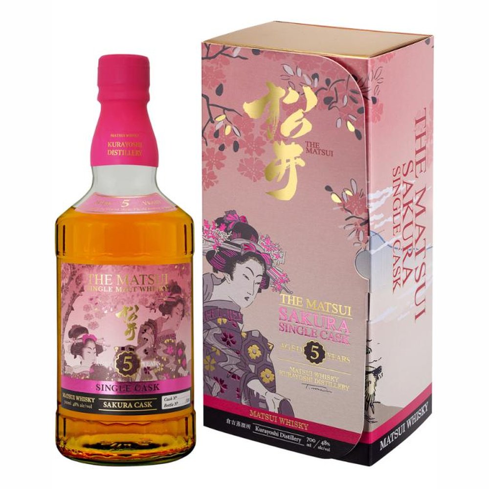 Whisky Matsui Sakura 5YO Single Cask 48% 700 ml kartonik