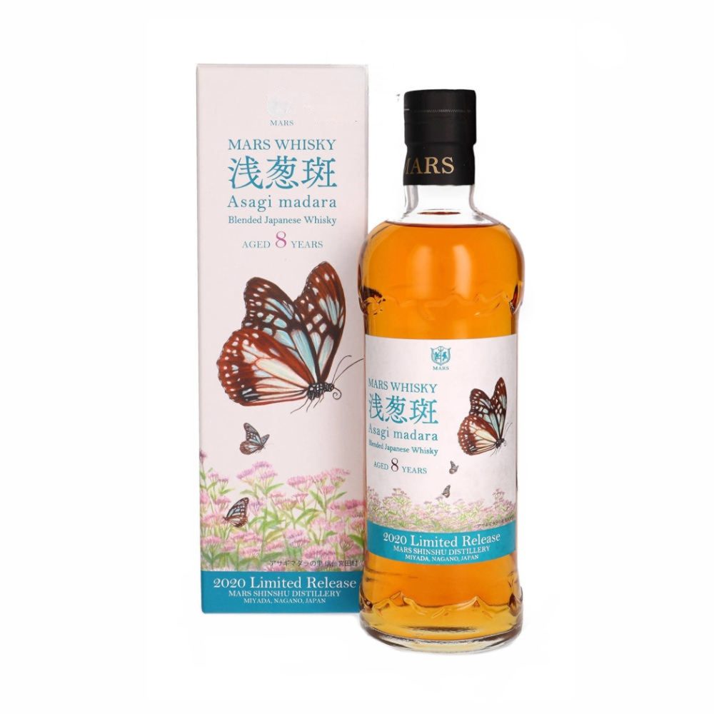 Whisky Mars Asagi Madara 8-letnia Blended 2020 Limited Release 48% 700 ml kartonik