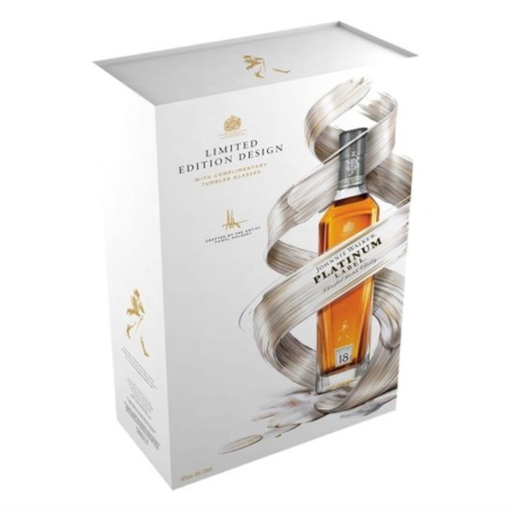 Whisky Johnnie Walker Platinum 40% 700 ml  + 2 szklanki