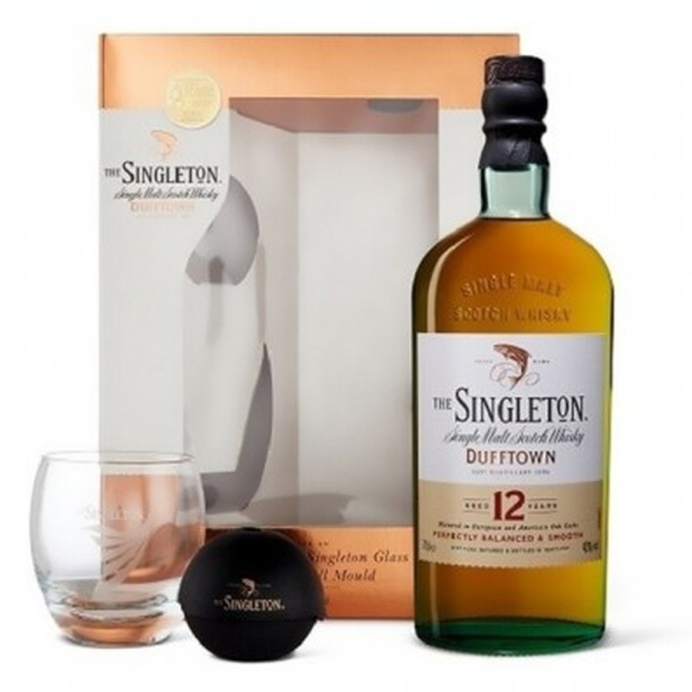 Whisky Singleton 12YO Of Dufftown 40% 700 ml + Szkło + Ice Ball