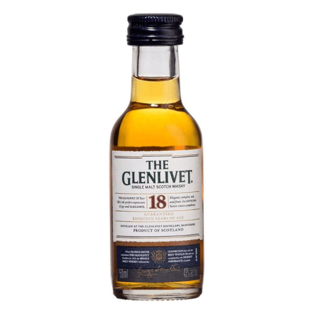 Whisky Glenlivet 18YO Single Malt 40% 50 ml