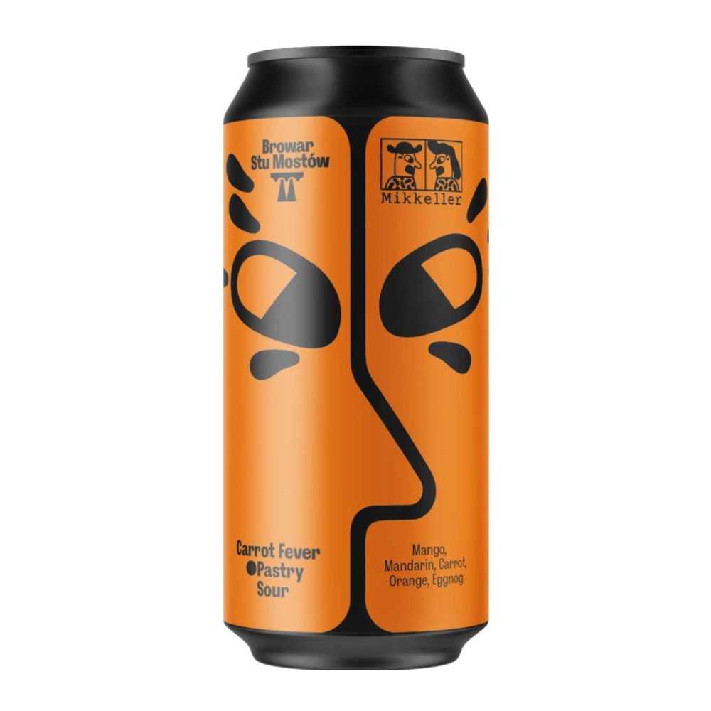 Piwo Browar Stu Mostów x Mikkeller Carrot Fever Pastry Sour 4,3% 440 ml puszka
