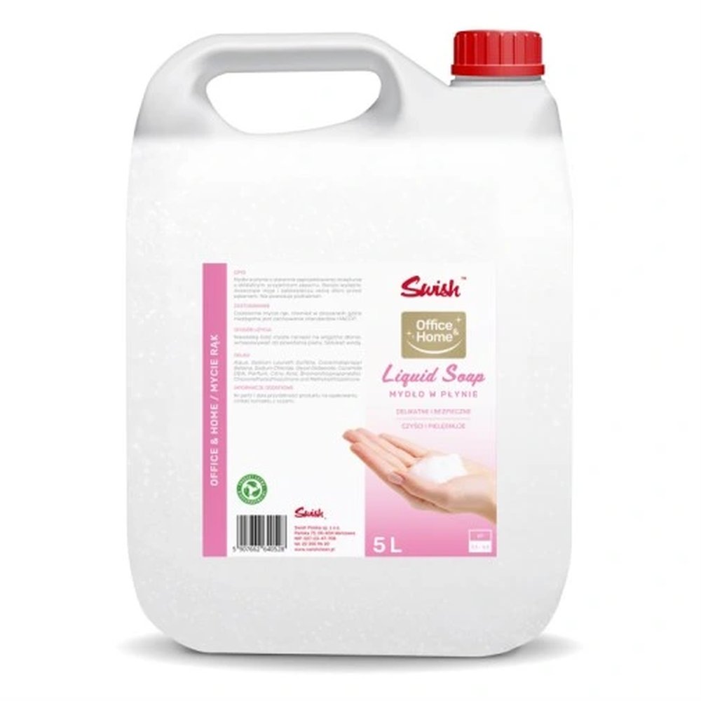 Swish Liquid Soap - Delikatne i bezpieczne Mydło w płynie - 5 l