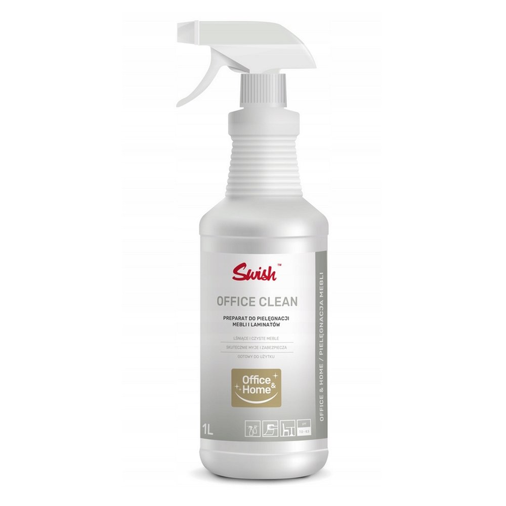 Preparat Gotowy Do Codziennej Pielęgnacji Powierzchni Zmywalnych Swish Office Clean 1000 ml