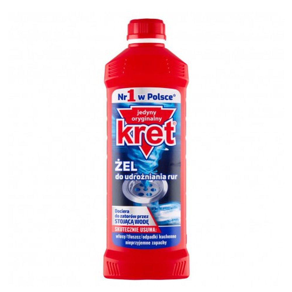 Żel Do Udrażniania Rur Kret 500 ml