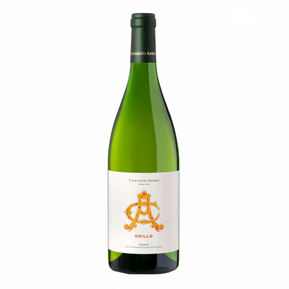 Wino Curatolo Arini Grillo DOC Sicilia 12,5% białe wytrawne 750 ml