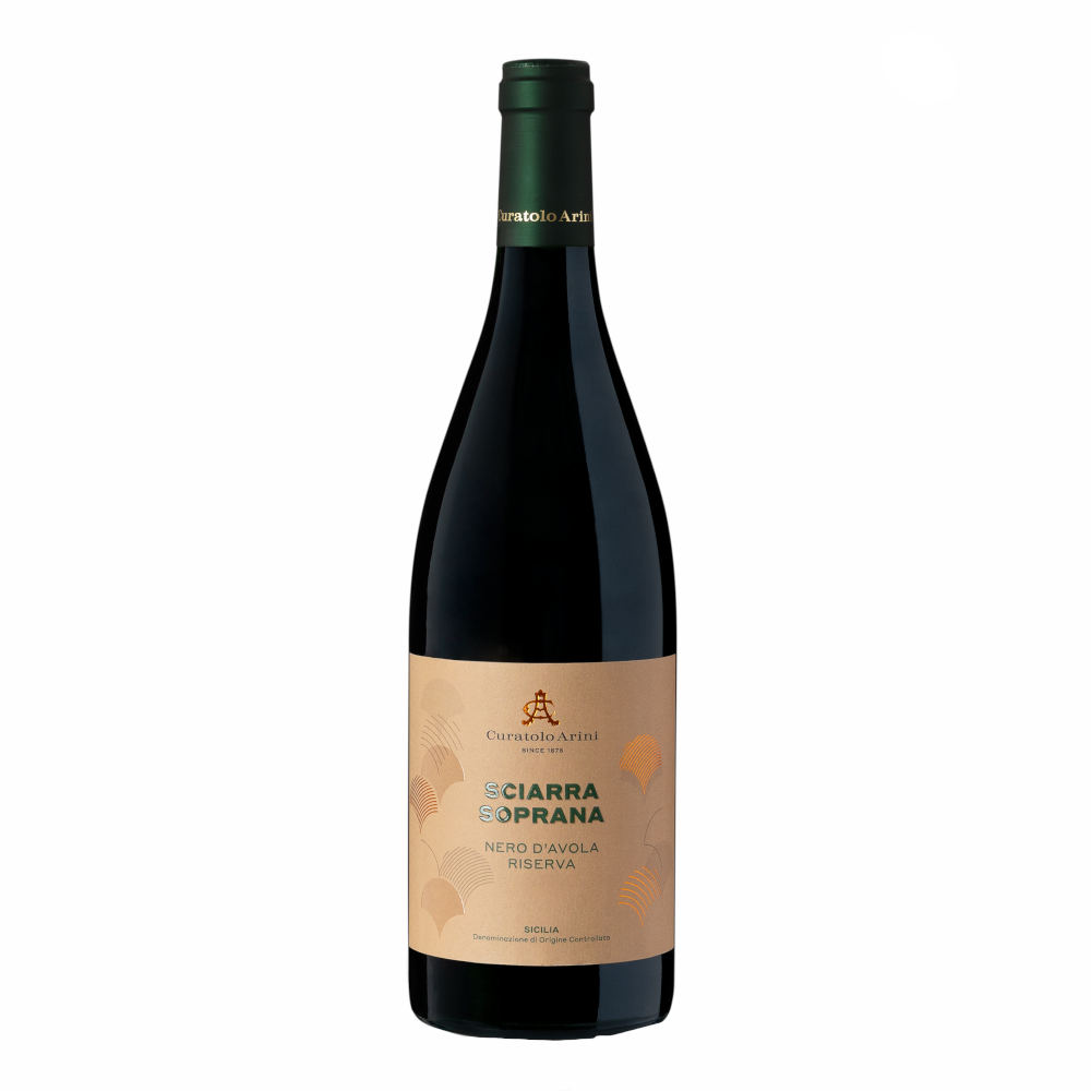 Wino Curatolo Arini Sciarra Soprana, Nero d’Avola DOC Sicilia Riserva 14% czerwone wytrawne 750 ml